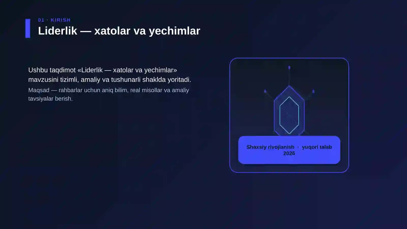 Liderlik — xatolar va yechimlar 3