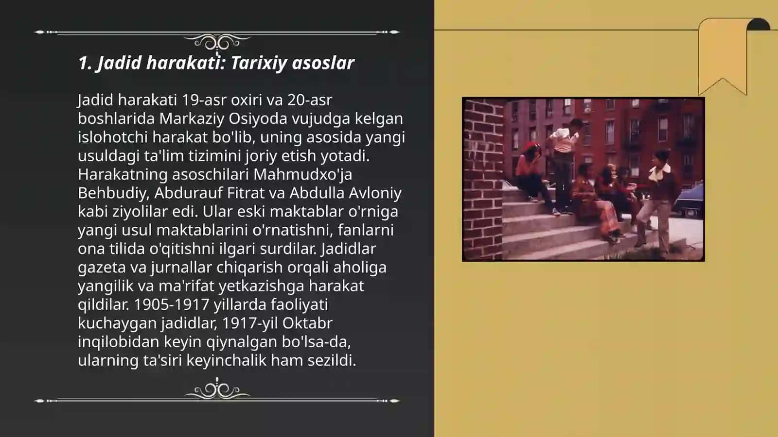 Jadid harakati: Tarixiy asoslar 3