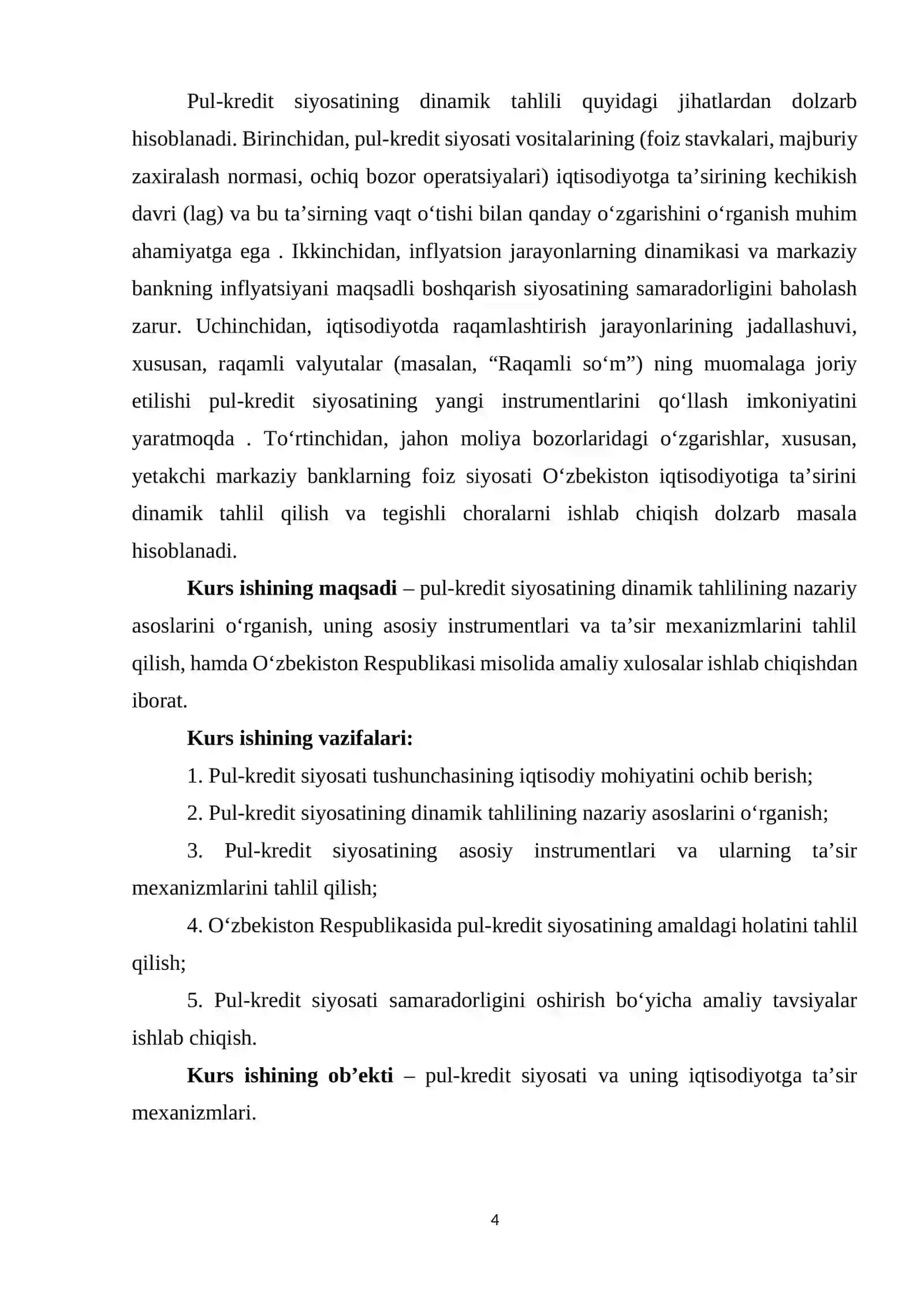 Pul-Kredit Siyosati Dinamik Tahlili 3