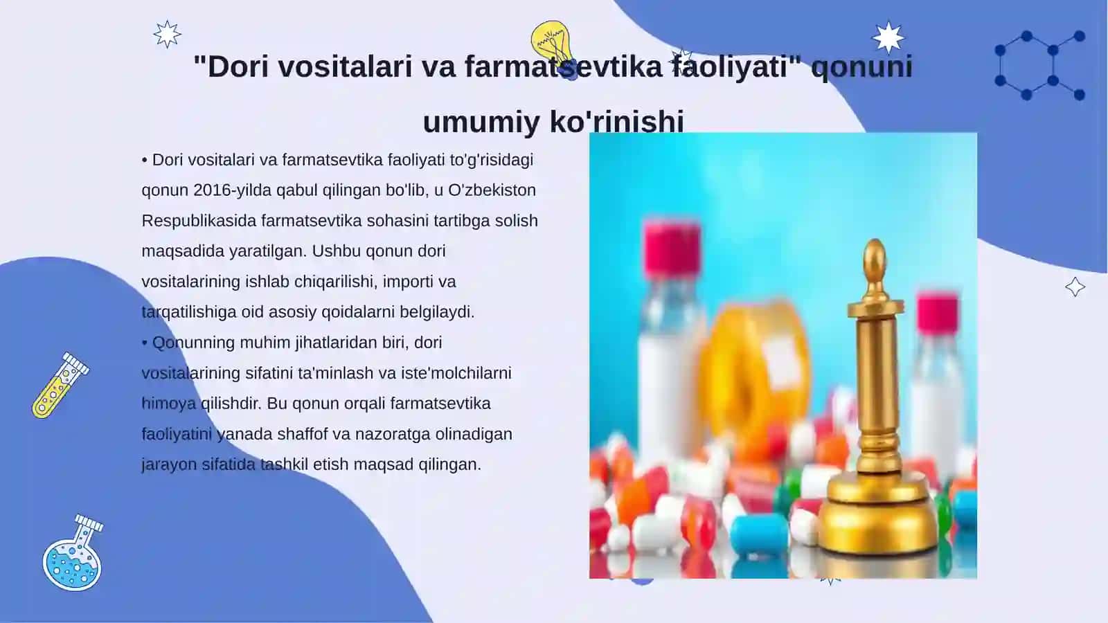 Dori vositalari va farmatsevtika faoliyati haqida qonun tahlili 3