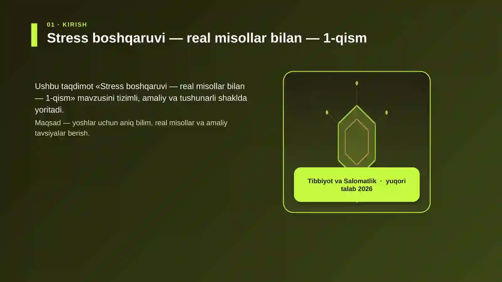 Stress boshqaruvi — real misollar bilan — 1-qism 3