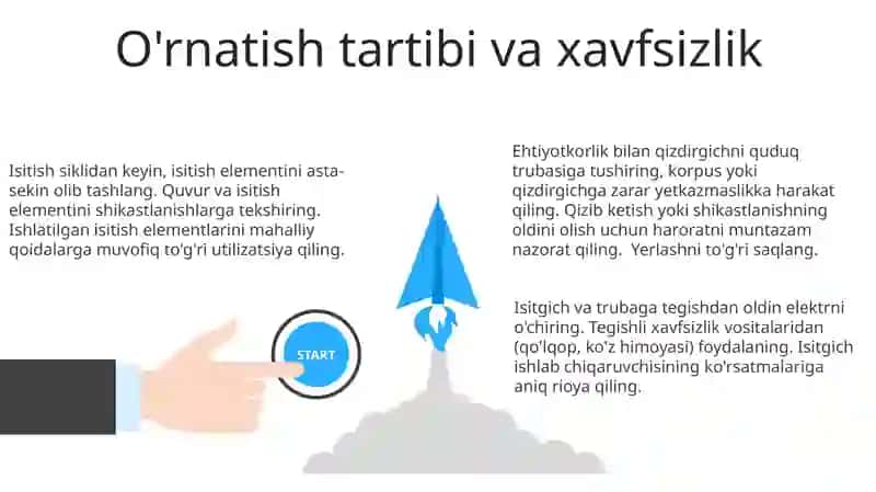 Quduq tubiga elektr isitgich bilan ishlov berish 3