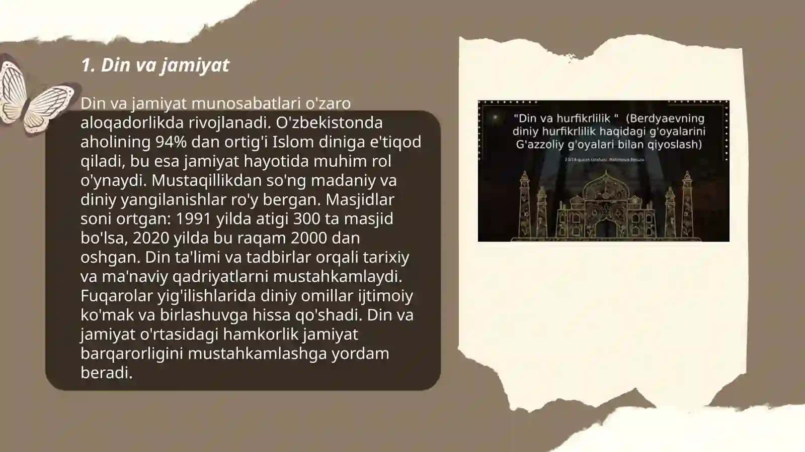 Din va hurfikrlilik. Berdyayev va Ğazzoliy qarashlarini taqqoslash 3