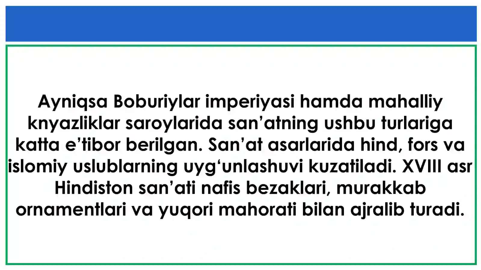 HINDISTONNING XVIII ASR AMALIY SAN’ATI, ZARGARLIGI, HAYKALTAROSHLIGI VA TOSHTAROSHLIGI 3