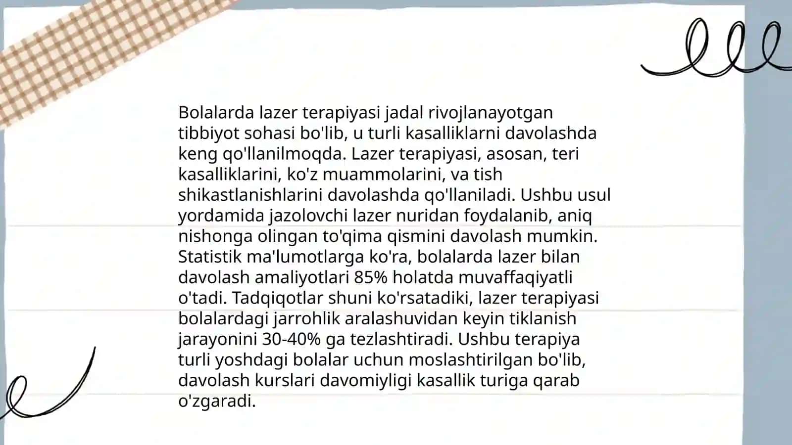 Bolalarda fizioterapevtik omillarni qo’llash 3