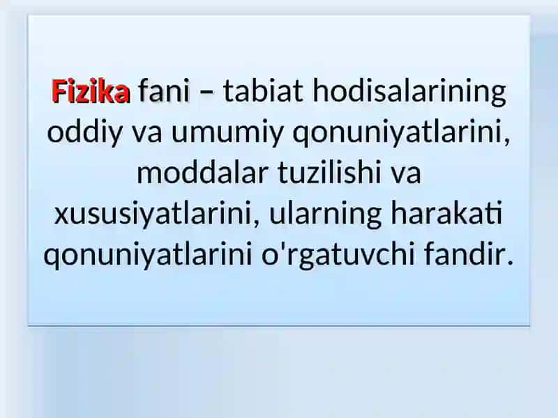 Fizika kafedrasi Ma'ruzarеjasi 3