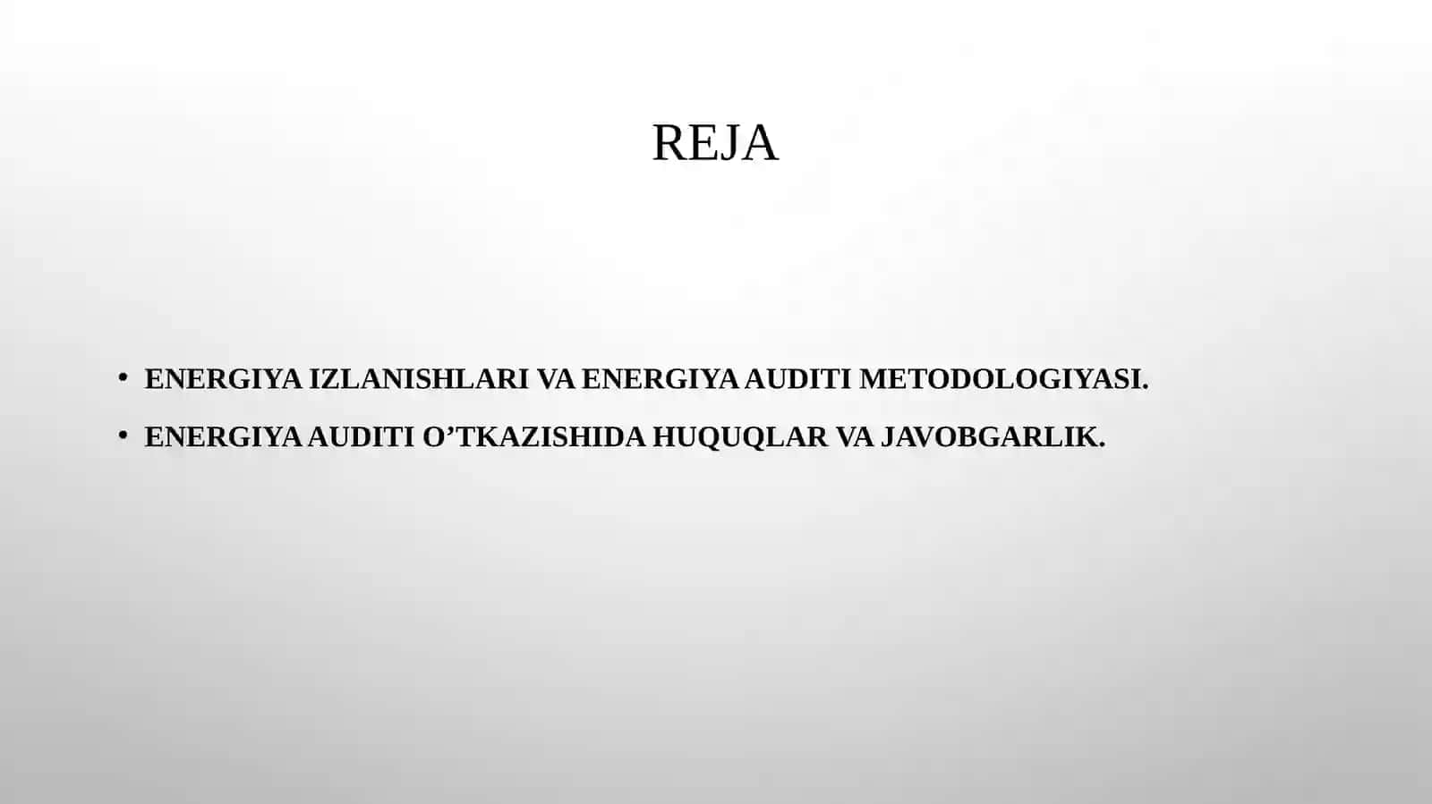 ENERGIYA IZLANISHLARI VA ENERGIYA AUDITI METODOLOGIYASI 3
