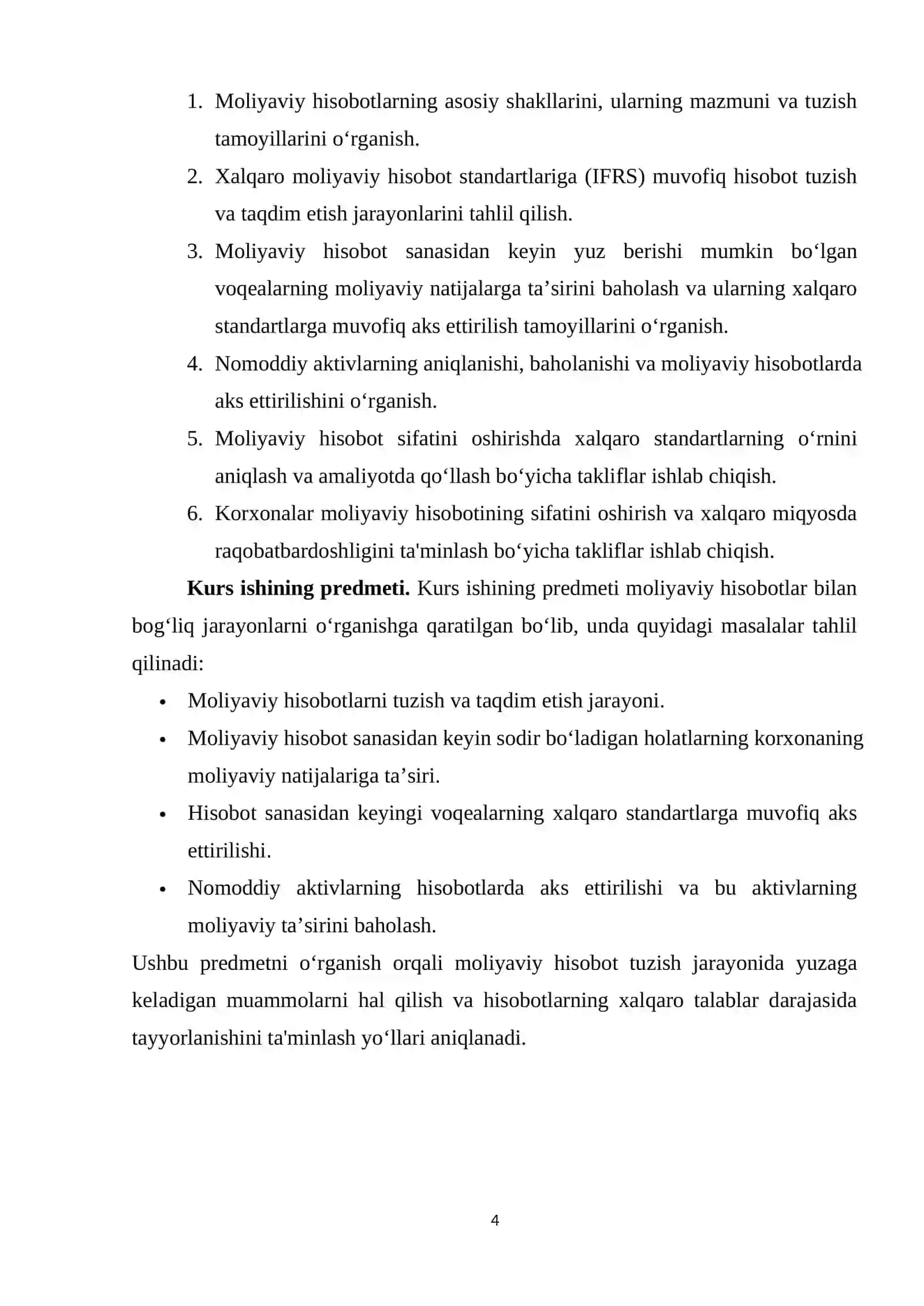 Moliyaviy hisobot sanasidan song roy beradigan holatlar 3