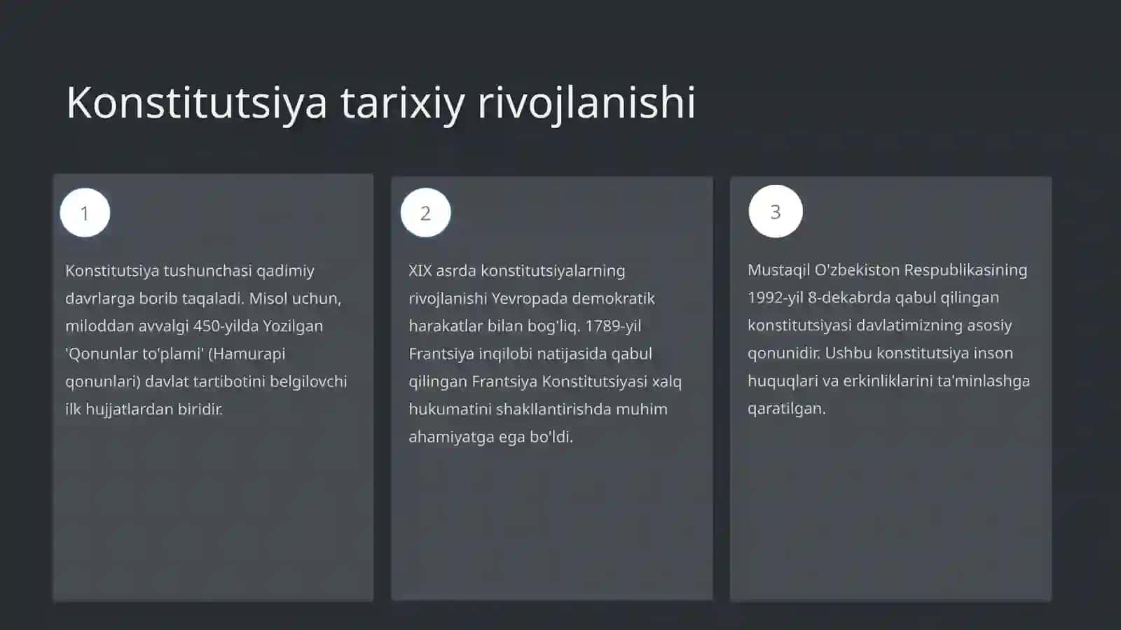 Konstitutsiya tushunchasi, mohiyati va belgilari 3
