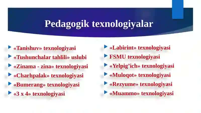 Pedagogik texnologiya 3