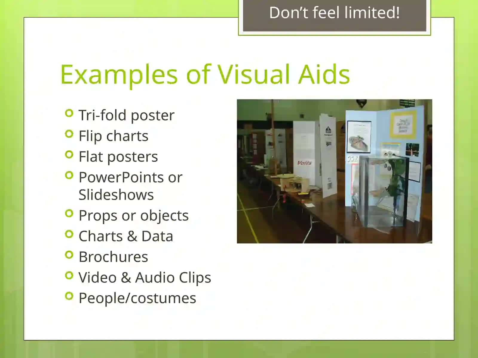 How to make (and use)Visual Aids for Presentations 3