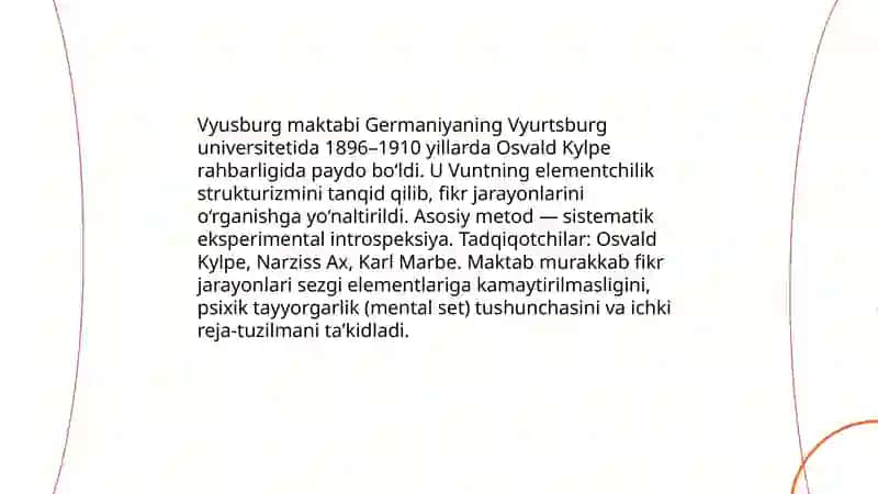 Vyusburg va Assotsionistik maktab taʼlimoti 3