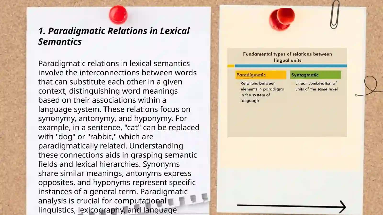 The role of paradigmatics and syntagmatics in studying the structure of word meaning 3