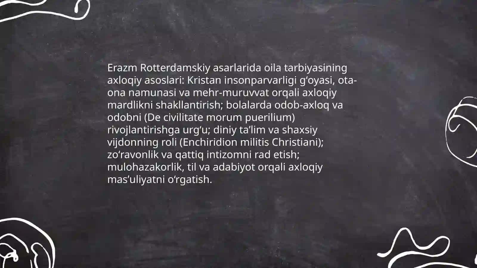 Yevropa Uyg‘onish davri mutafakkirlari asarlarida oila tarbiyasining aks etishi 3