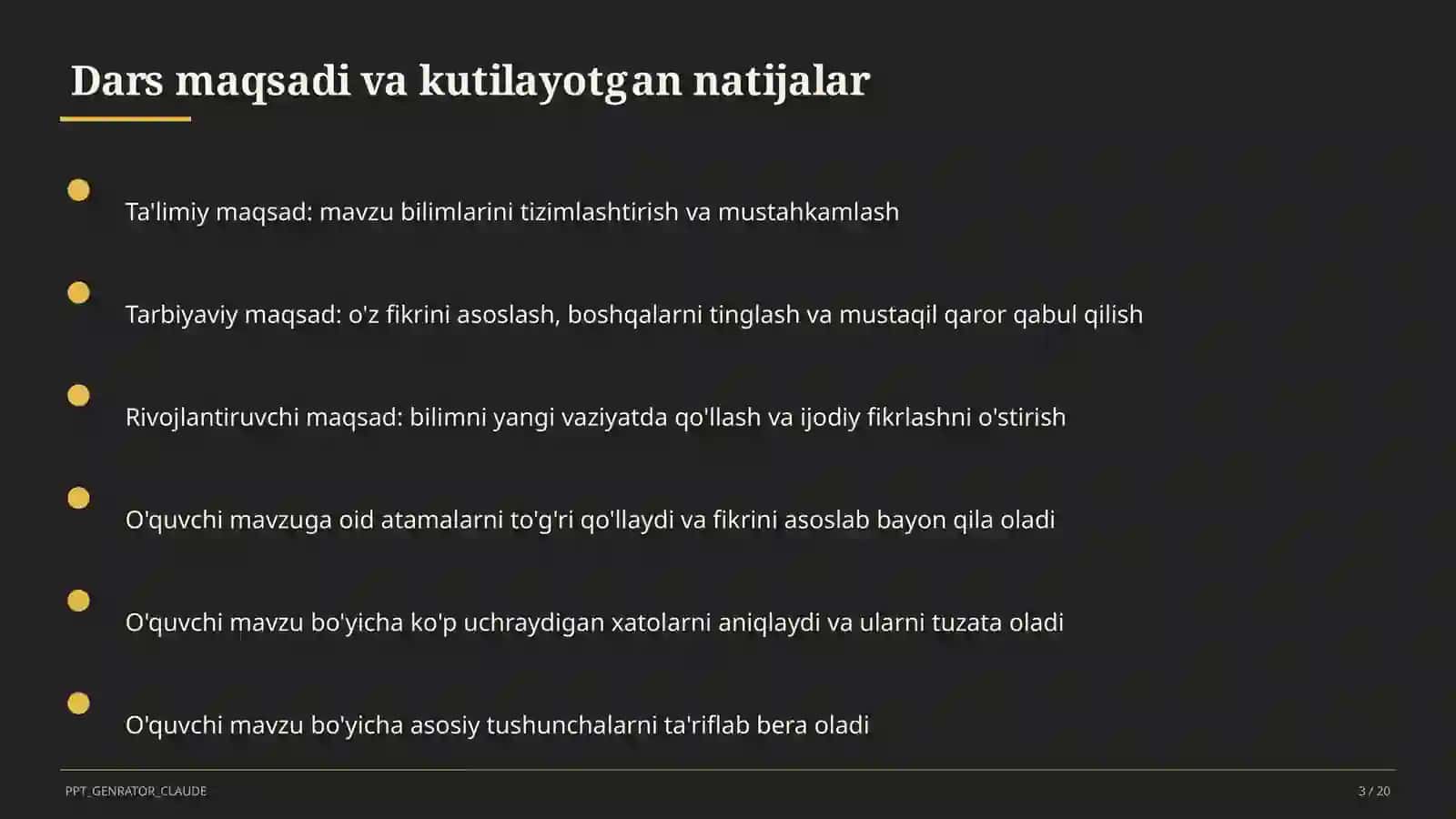 Word dasturida hujjat yaratish (6-sinf) 3