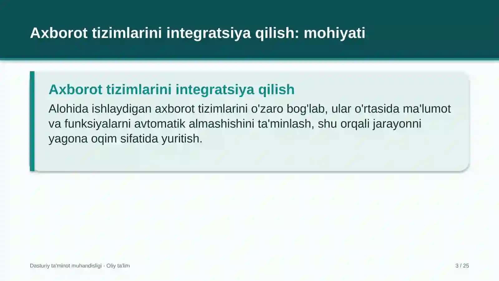 Diagnostika markazlarida axborot tizimlarini integratsiya qilish 3