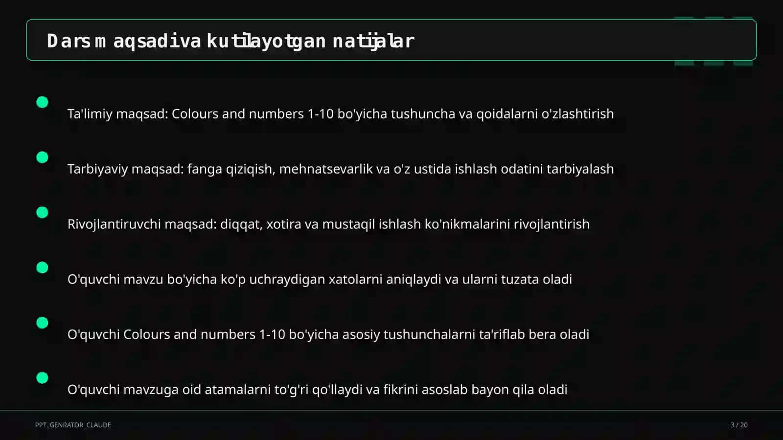 Ingliz tili (1–11) 3