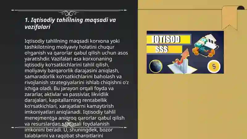Iqtisodiy tahlilning asosiy vazifalari 3