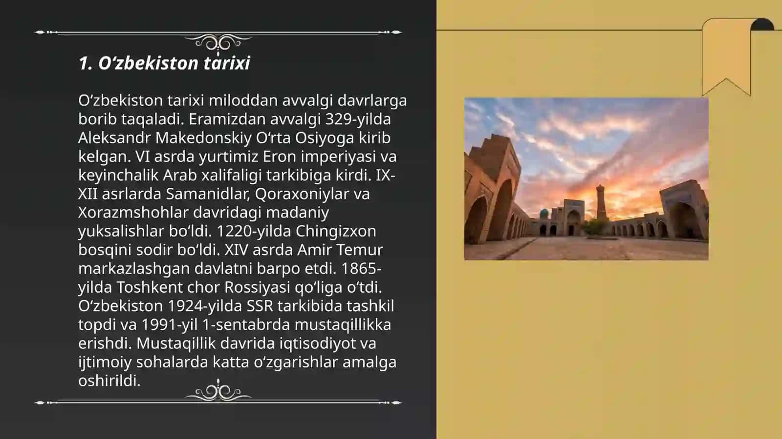 O‘zbekiston tarixi 3