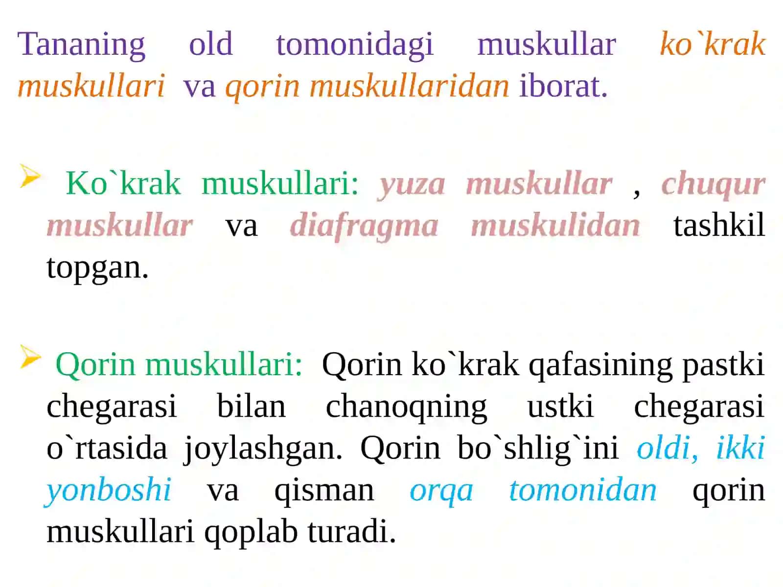 Miologiya.Gavda muskullari.Tananingoldmushaklari 3