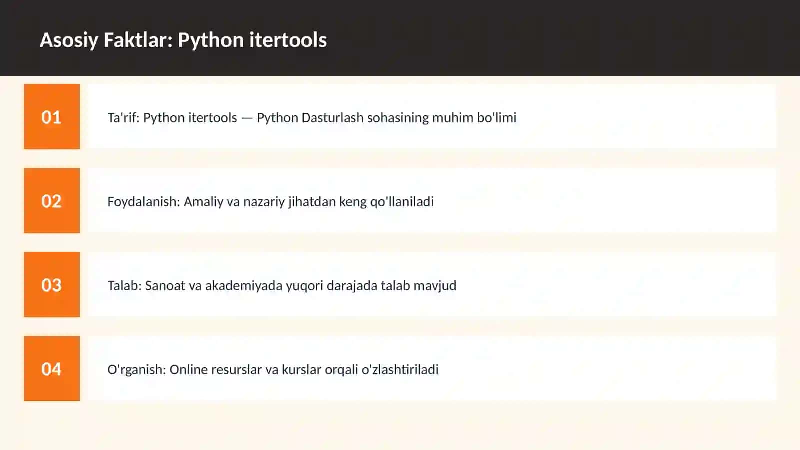 Python itertools 3