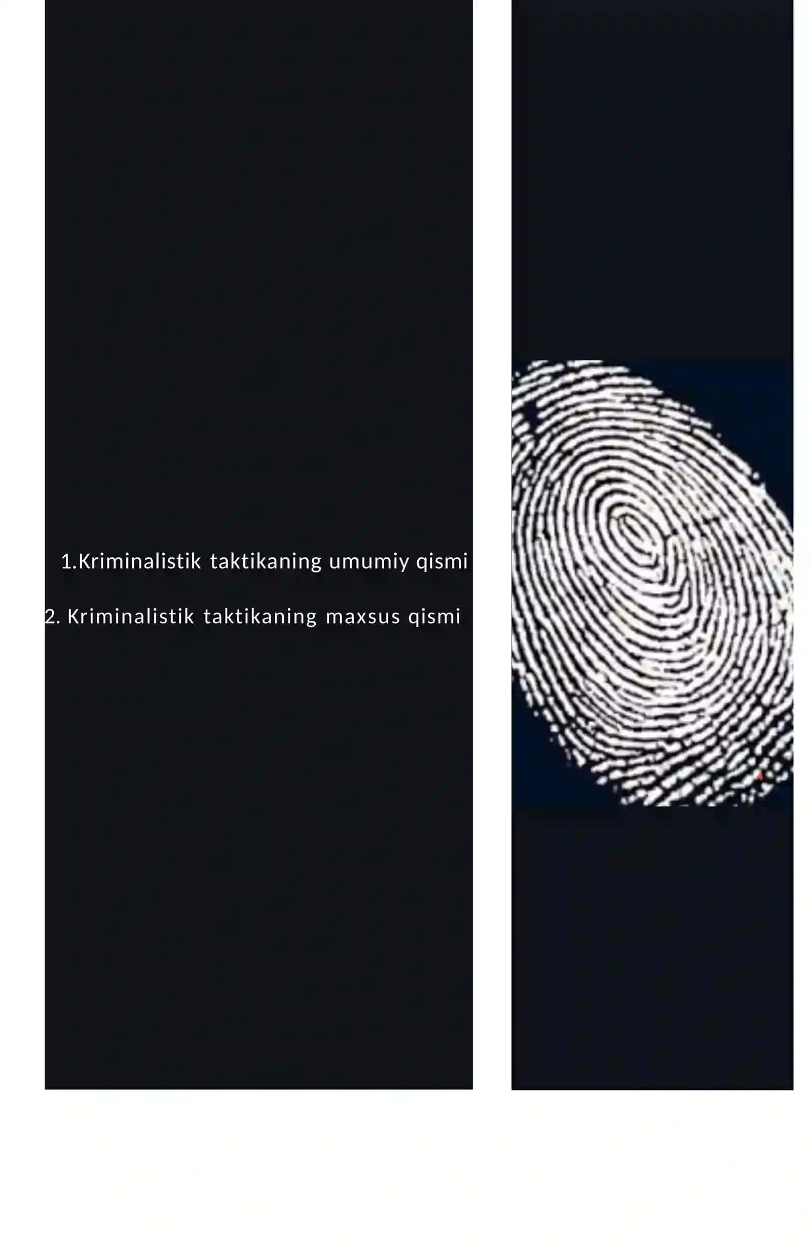 Kriminalistik taktika tushunchasi va uning vazifasi 3