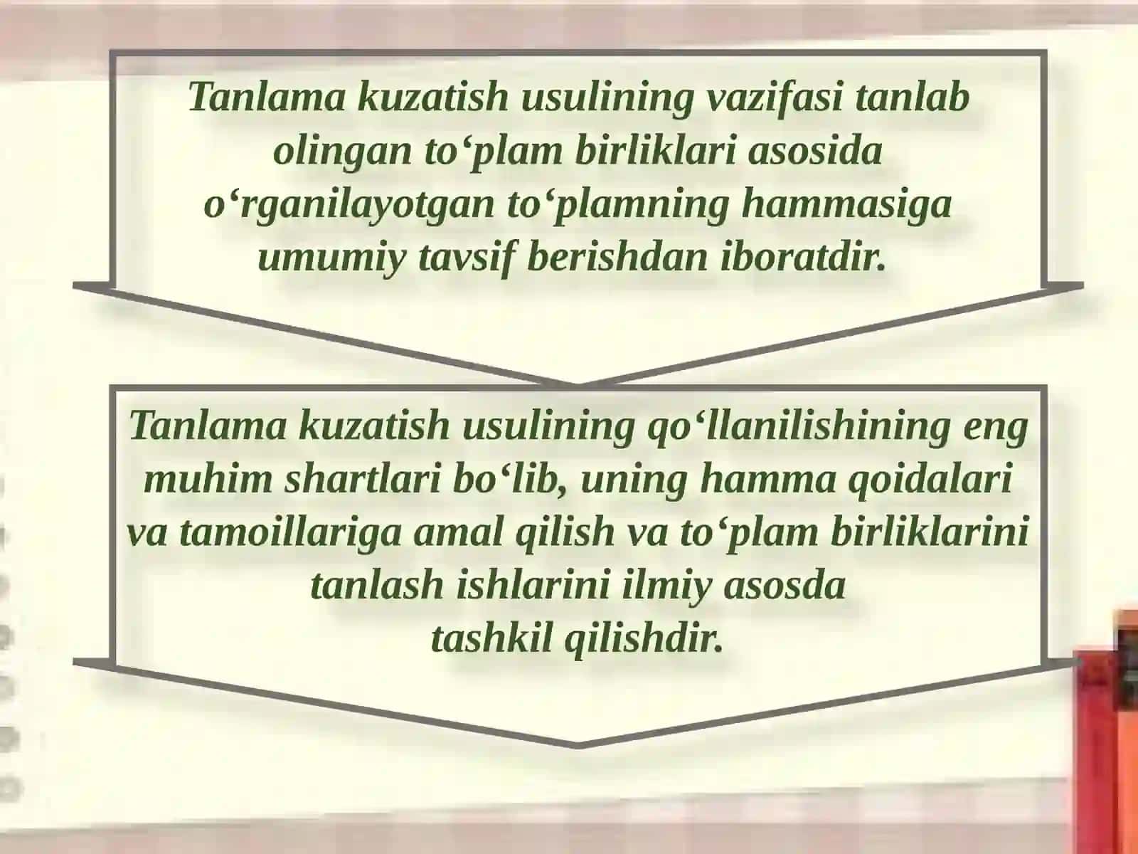 Tanlama kuzatish 3