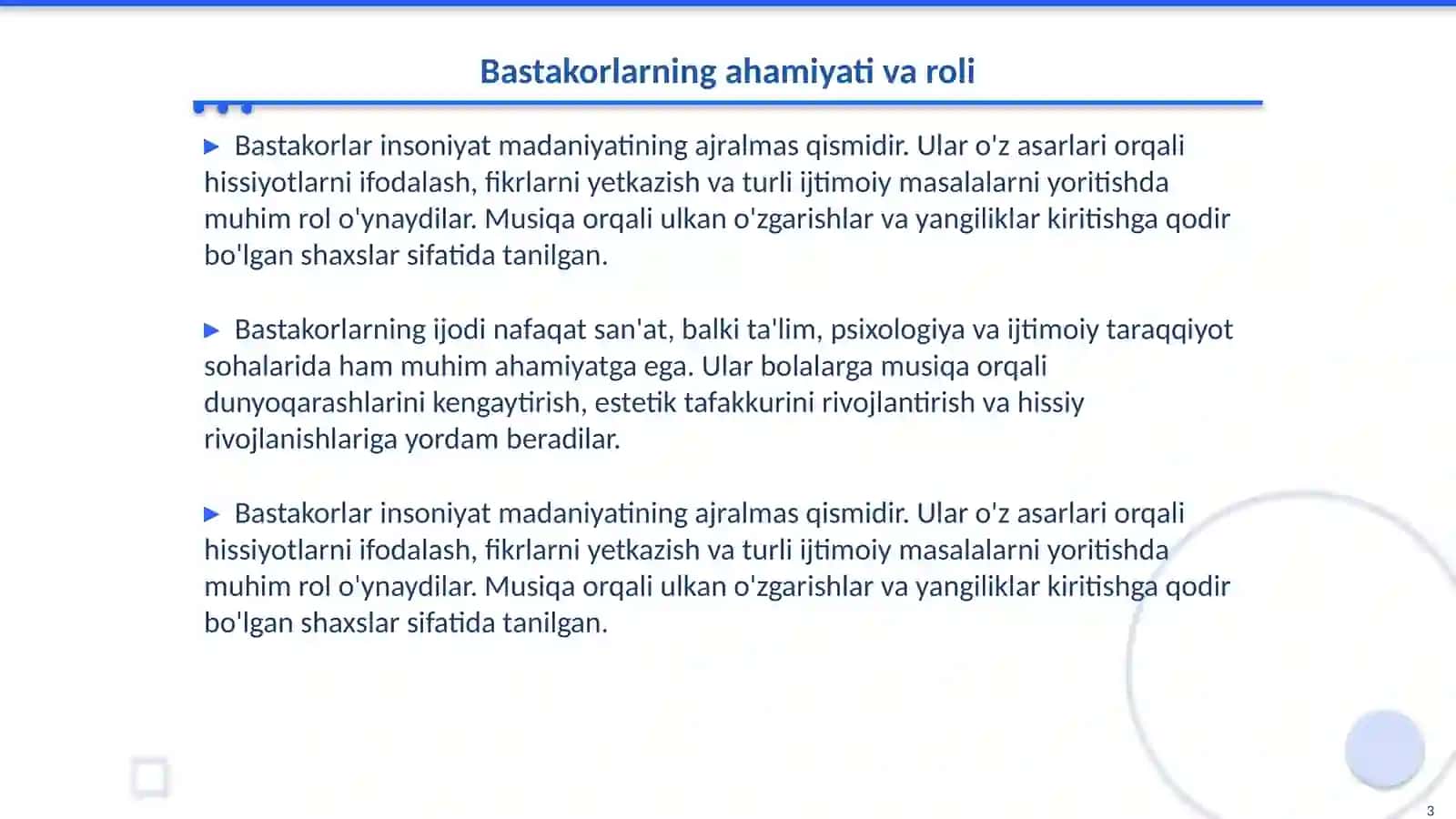 Bolalarni bastakorlar ijodi bilan tanishtirish 3