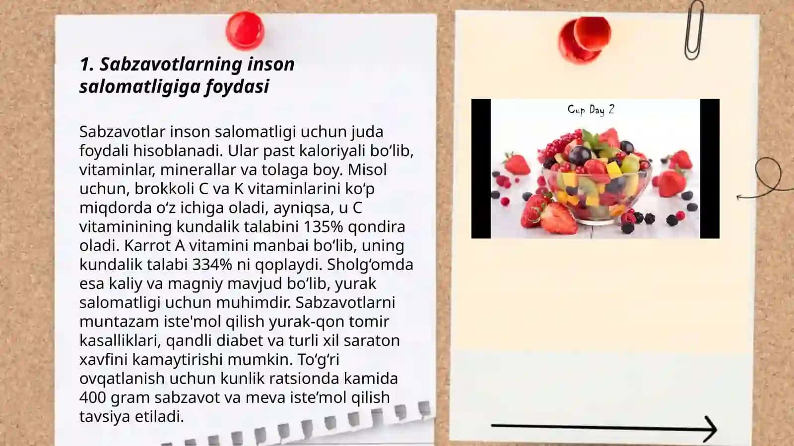 Tabiat omborxonasi sabzavotlar mevalar rezavor mevalar 3