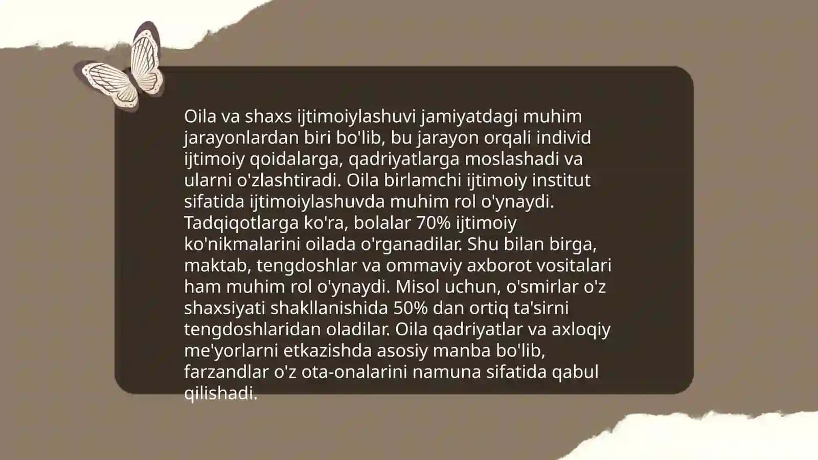 Shaxsning ijtimoiylashuv omillari va etnopsixalogik jihatlari 3