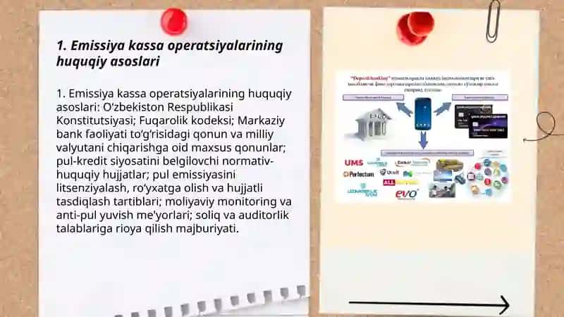 Emissiya kassa operatsiyalarini amalga oshirish tartibi 3