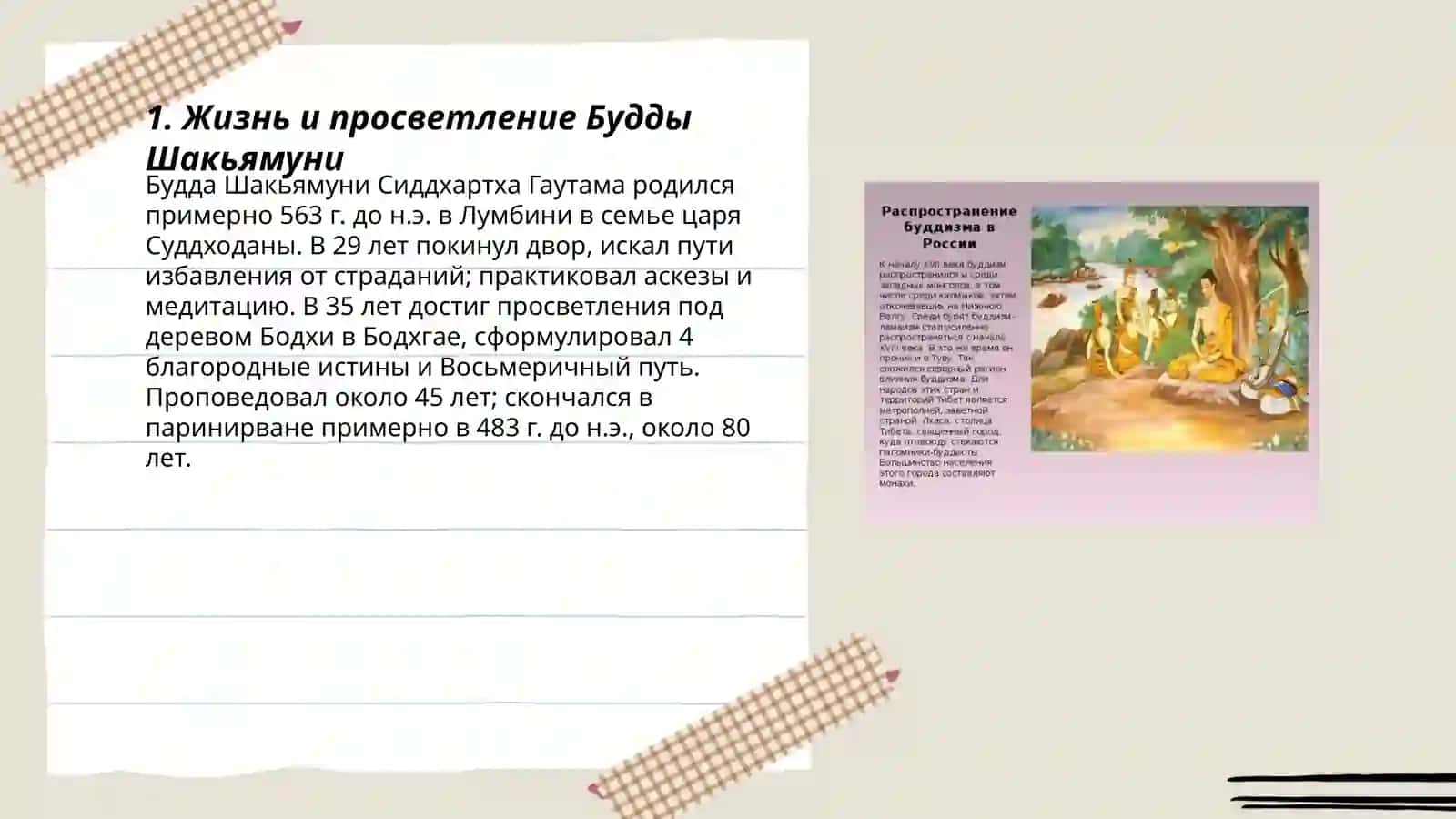 История и идеи буддизмы 3