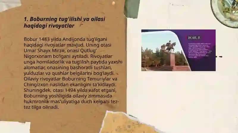 Bobur haqidagi rivoyatlar 3