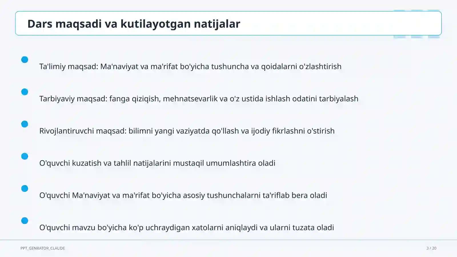 Ma'naviyat va ma'rifat (10-sinf) 3