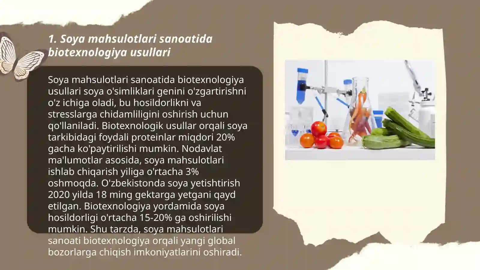 Soya mahsulotlari ishlab chiqarish biotexnologiyasi 3