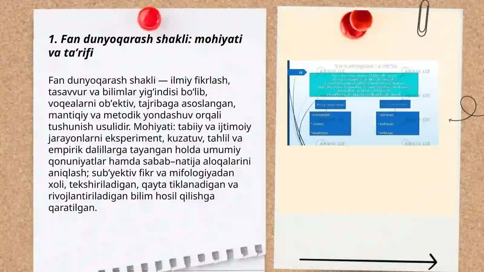 Fan dunyoqarash shakli 3