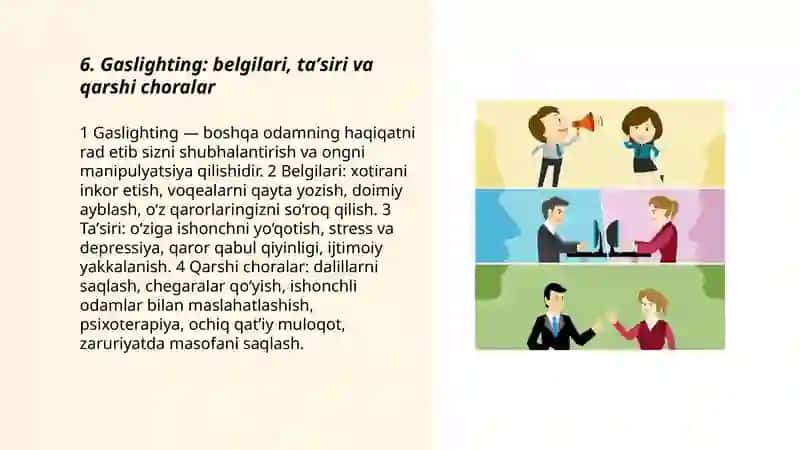 Muloqot pozitsiyalari va manipulyatsiya 3