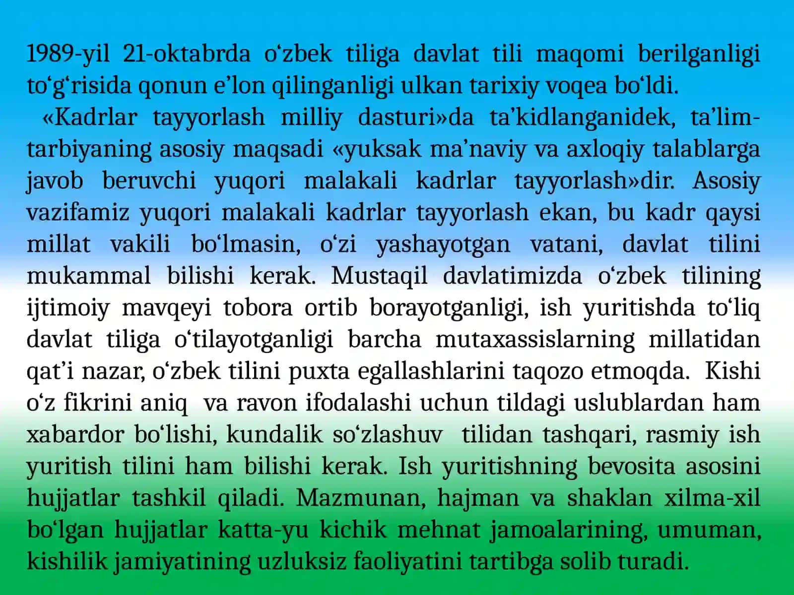 O'zbek tilida ish yuritish 3