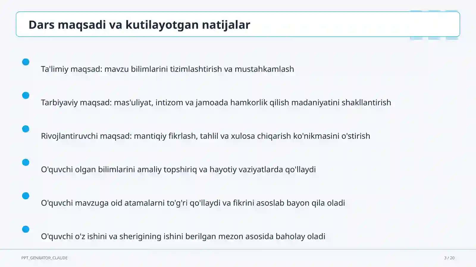 Investitsiya va qimmatli qog'ozlar (11-sinf) 3