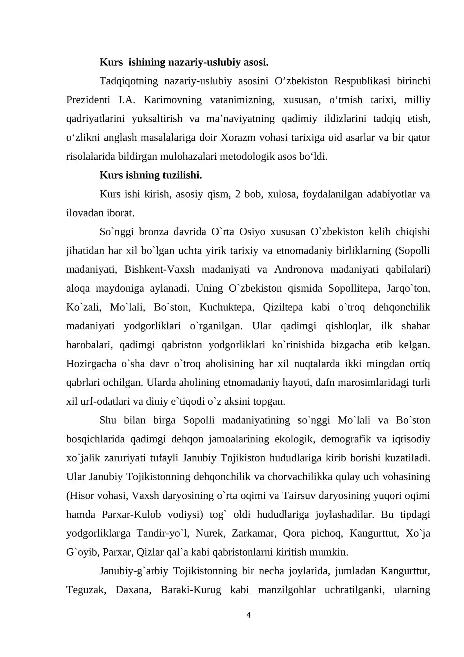 MUNDARIJA 3