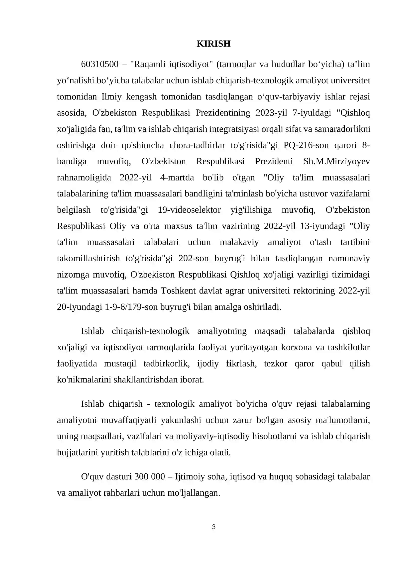 “OLTINSOY FAYZ XASAN” MCHJ. Xo‘jalik asosan donli ekinlar – guruch va bug‘doy yetishtirish, qayta ishlash va sotish bilan shug‘ullanadi. 3