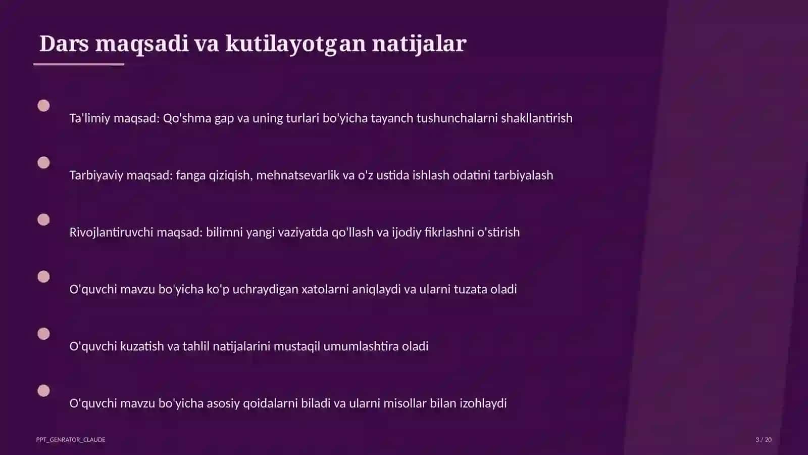 Qo'shma gap va uning turlari (9-sinf) 3