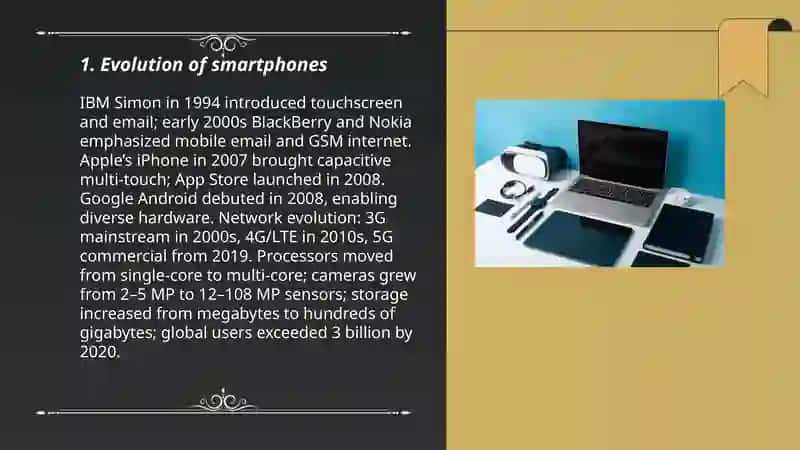 Evolution of smartphones 3