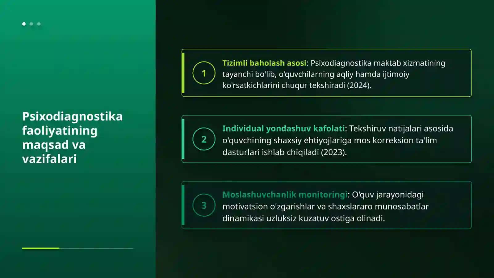 Таьлим муассасаси психолигининг психологик диагностика фаолияти 3