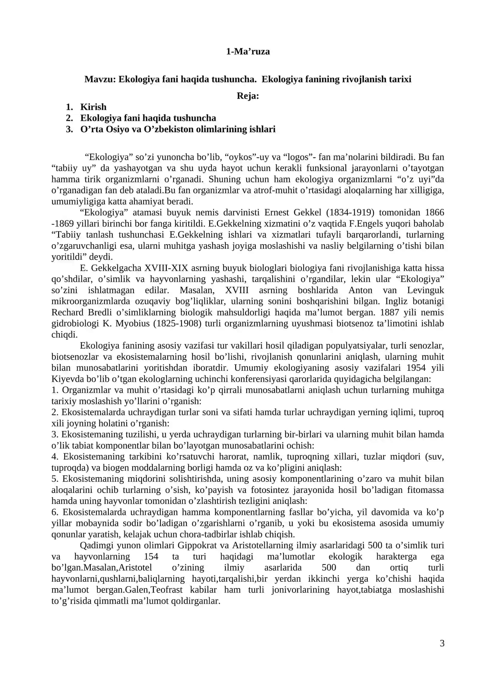 Umumiy ekologiya 3