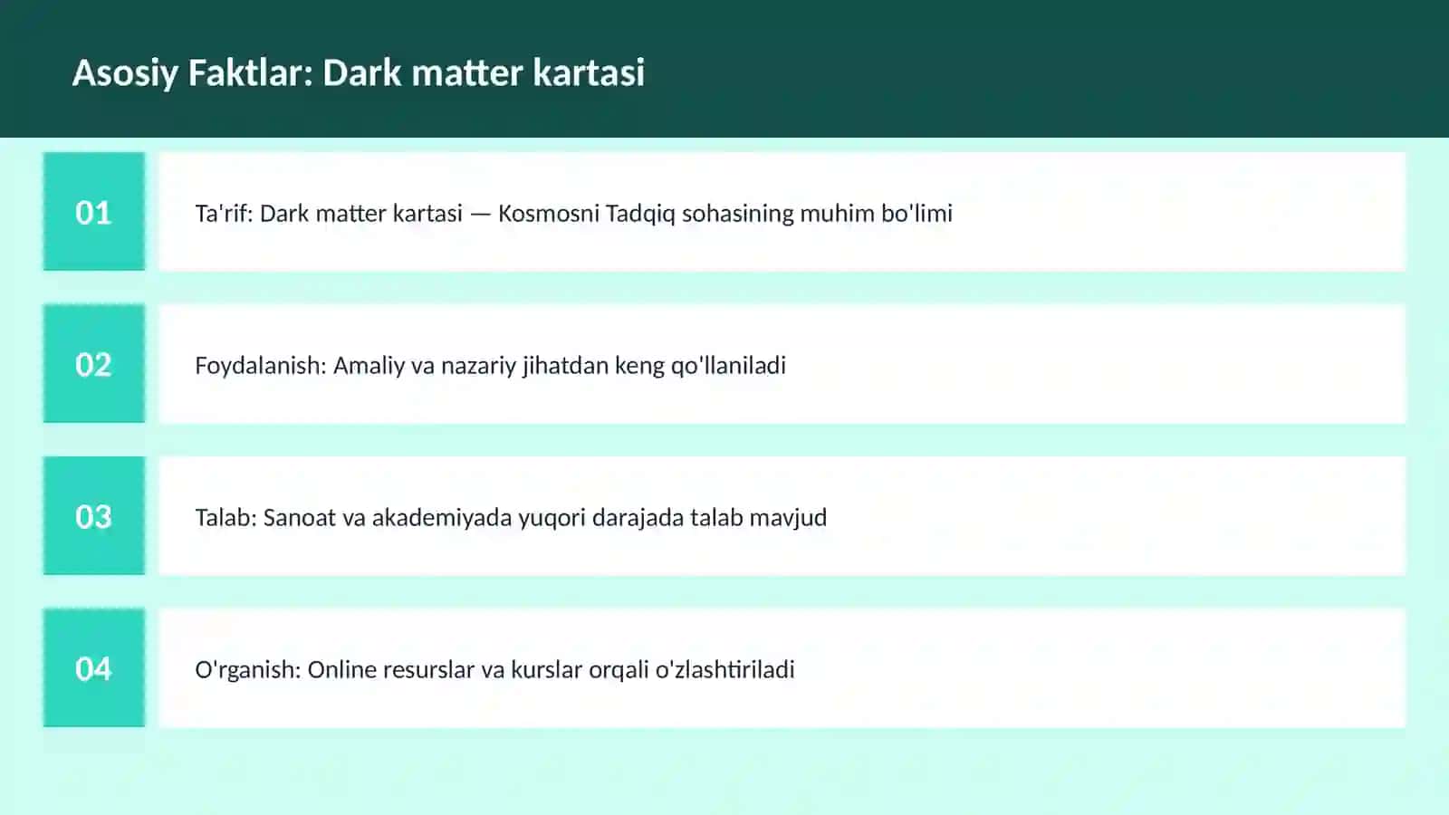 Dark matter kartasi 3