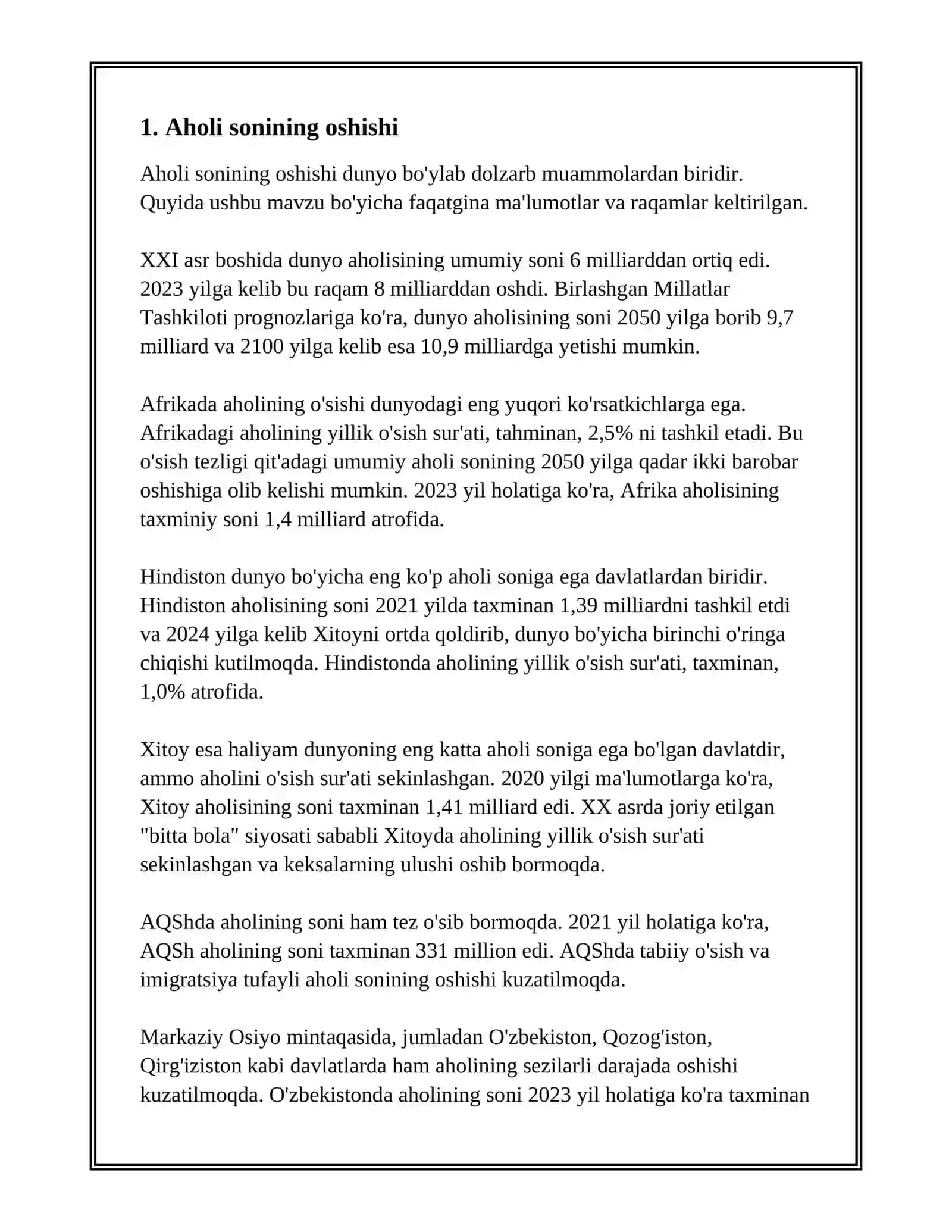 AHOLI SONINING ÓSISHI VA ATROF-MUHIT MUAMMOLARI 3