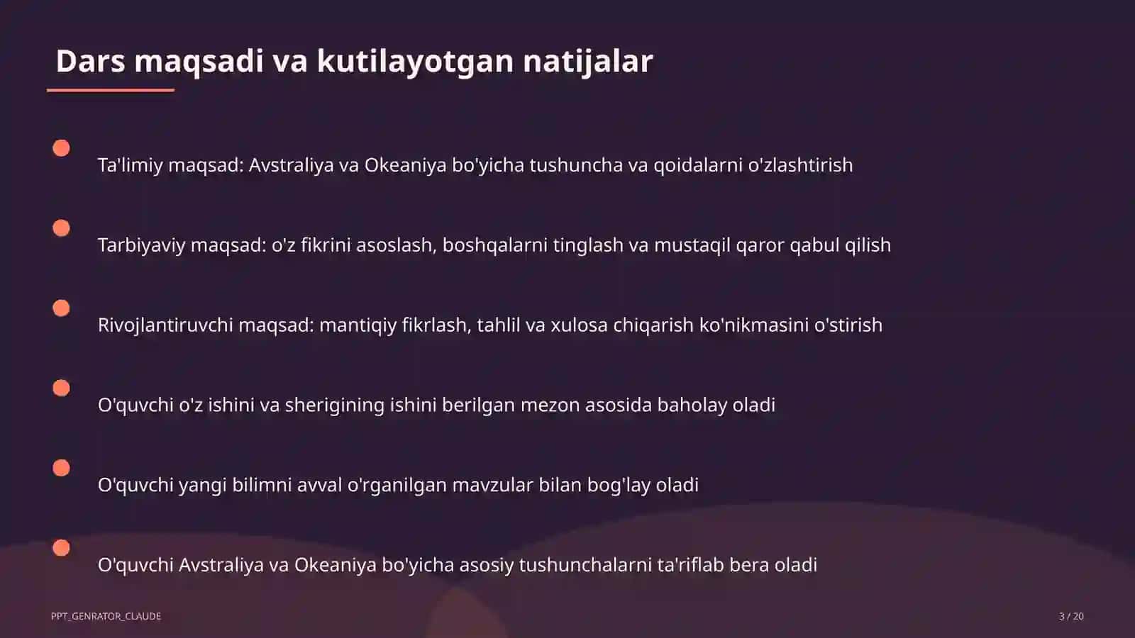 Avstraliya va Okeaniya (7-sinf) 3