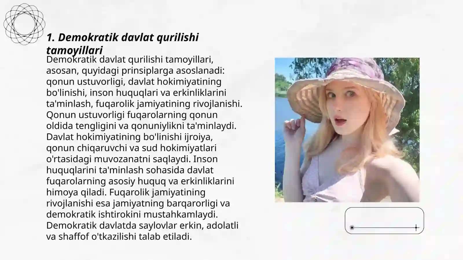 O‘ZBEKISTONDA DEMOKRATIK, FUQAROLIK JAMIYATI ASOSLARINING SHAKLLANISHI, AMALGA OSHIRILGAN SIYOSIY ISLOHOTLAR 3