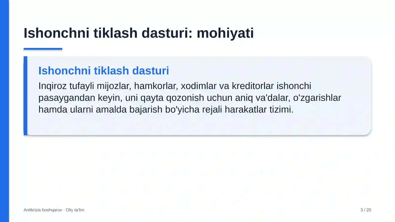 axborot agentliklarida ishonchni tiklash dasturini amalga oshirish 4076 3